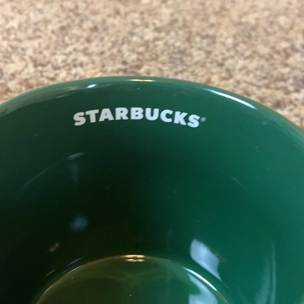 Starbucks Venetian Marble forest coffee mug 12 ounces 2022 Holiday collection